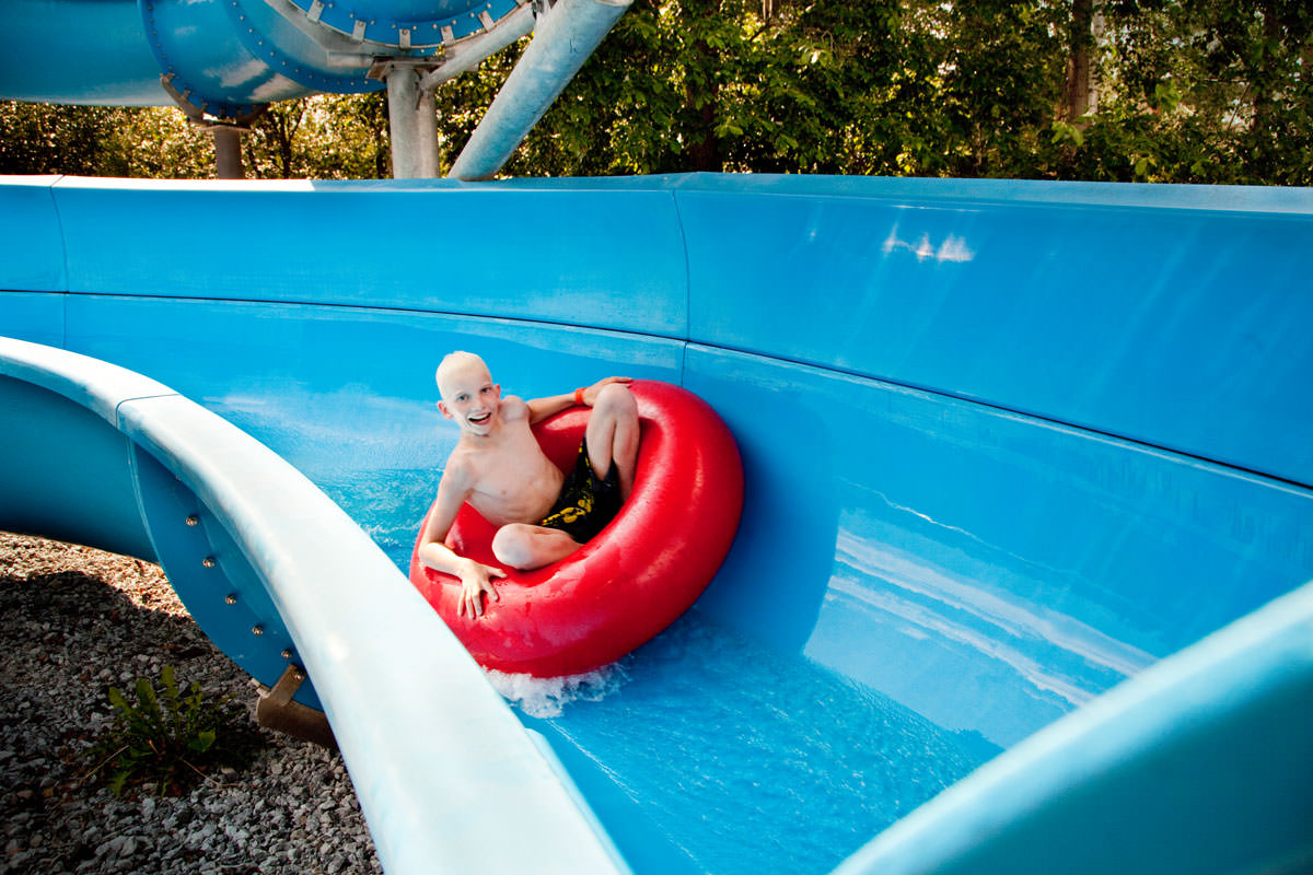 Children's Waterpark Kesämaa within the holiday village